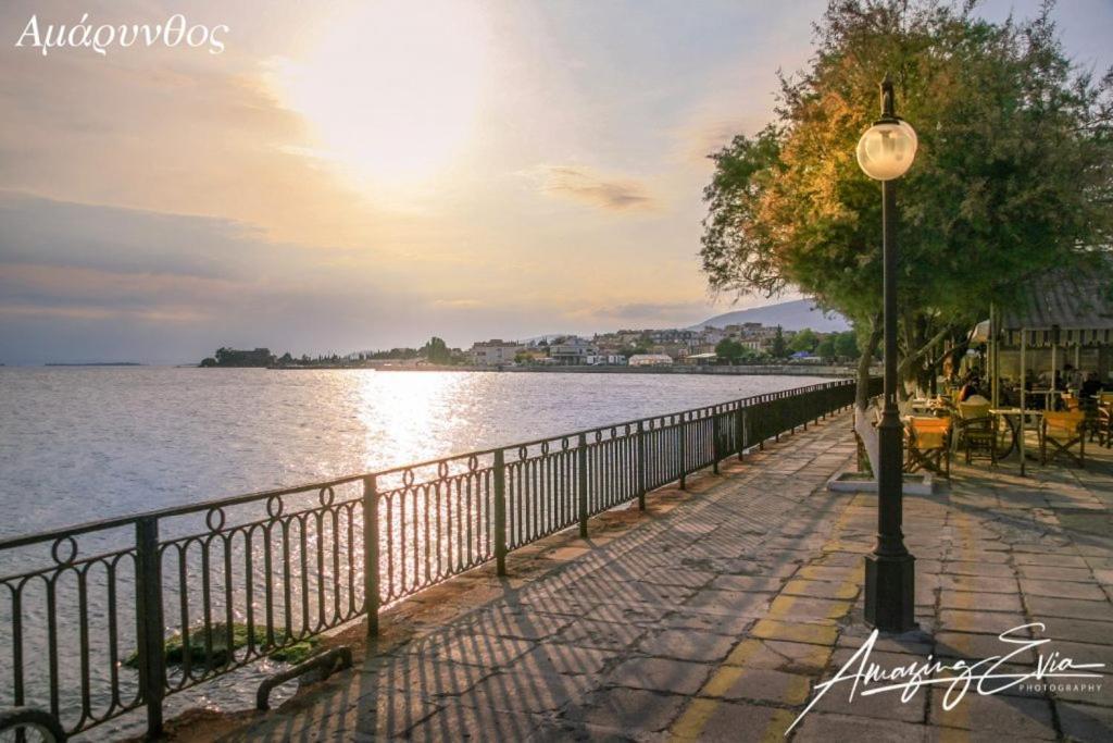 Seaside Villa Andronikos Amarynthos Bagian luar foto