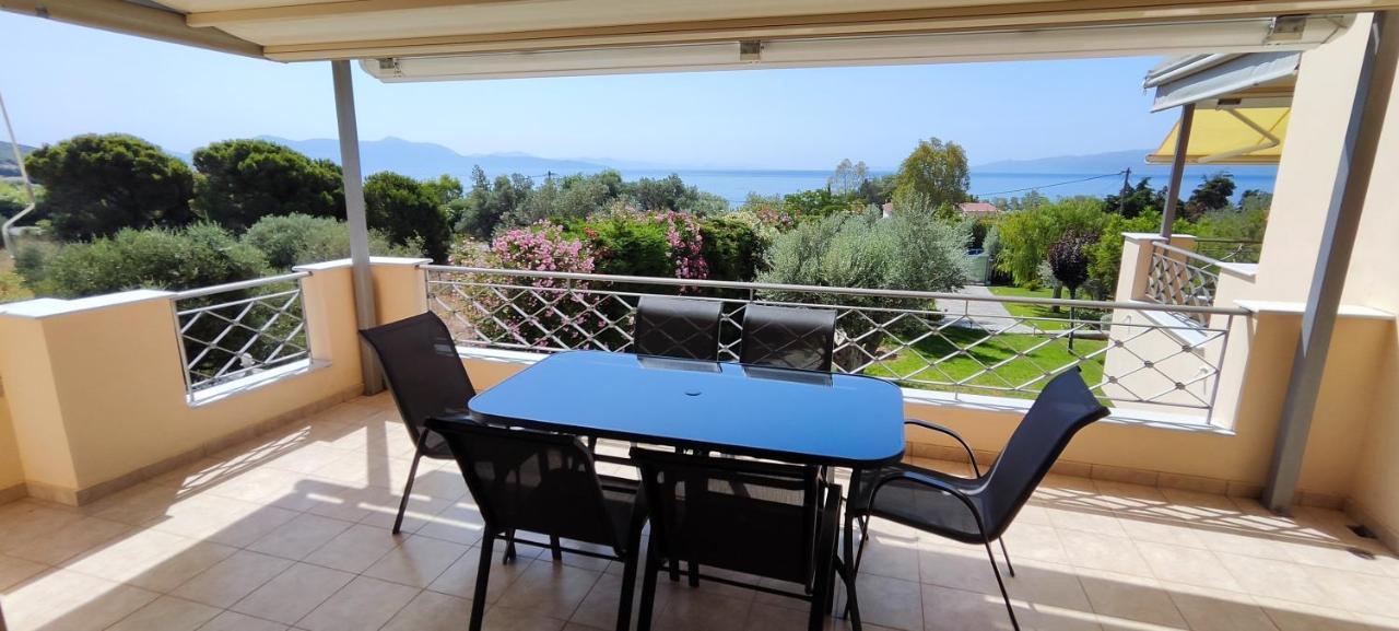 Seaside Villa Andronikos Amarynthos Bagian luar foto